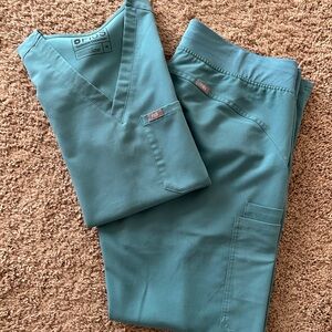 Figs Scrubs Hydrogreen Set - Medium